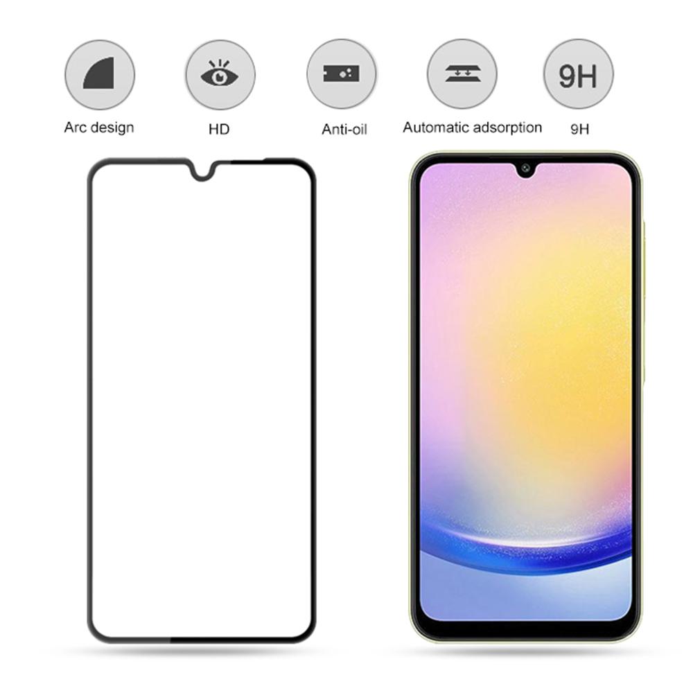 

MOCOLO For Samsung Galaxy A26 5G Screen Protector Anti-Shatter Silk Printing Tempered Glass Film Black