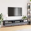 VidaXL TV Stand Anthracite 202x39x43.5 Cm Cold-rolled Steel, TV Stand, TV Buffet, Hi-fi Cabinet, TV Bench, Cabinet In 851348