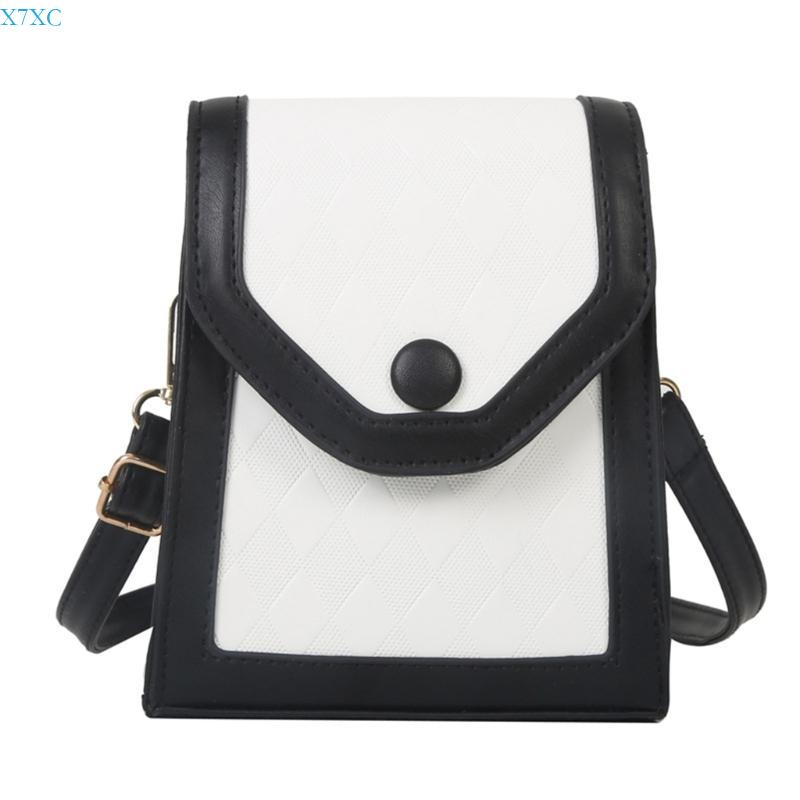 X7XC 2024 NEW Shoulder Bag Lattice Texture Cellphone Bag for Girl Women Crossbody Bag