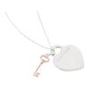 Tiffany & Co. Return To Tiffany Heart Key Silver Pendant Necklace Women Necklace 30971531
