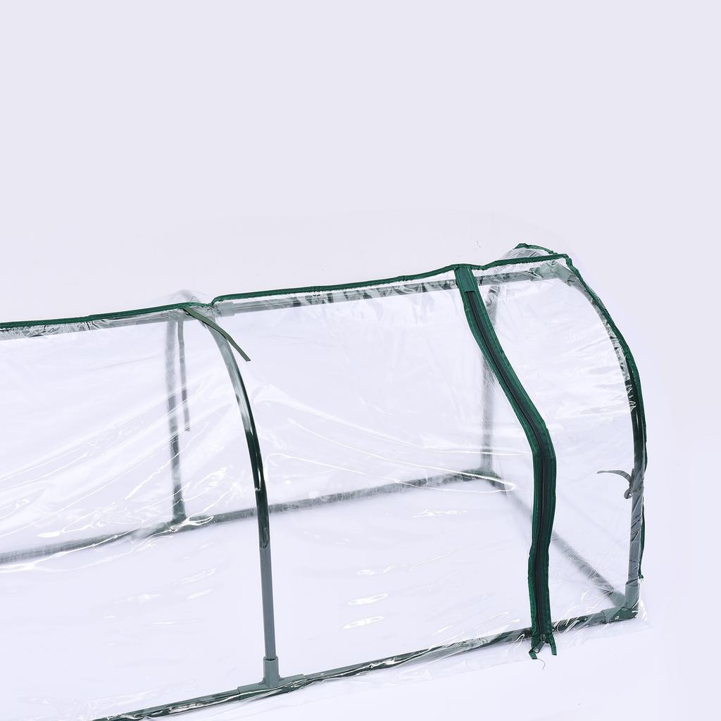 Pflanzen Gewächshaus PVC Metallrahmen 1.2x0.6x0.5m Mini Pflanzenhaus für Garten Topfpflanze