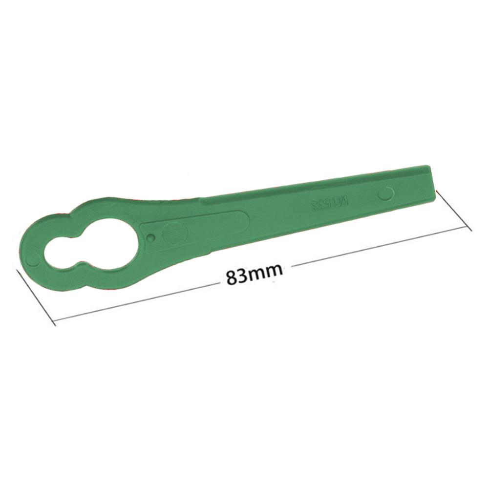 100/200Pcs Plastic Cutter Blades for Florabest Grass Trimmer Brushcutte for Garden Lawn Garden Lace Mower Grass Gardening Tool