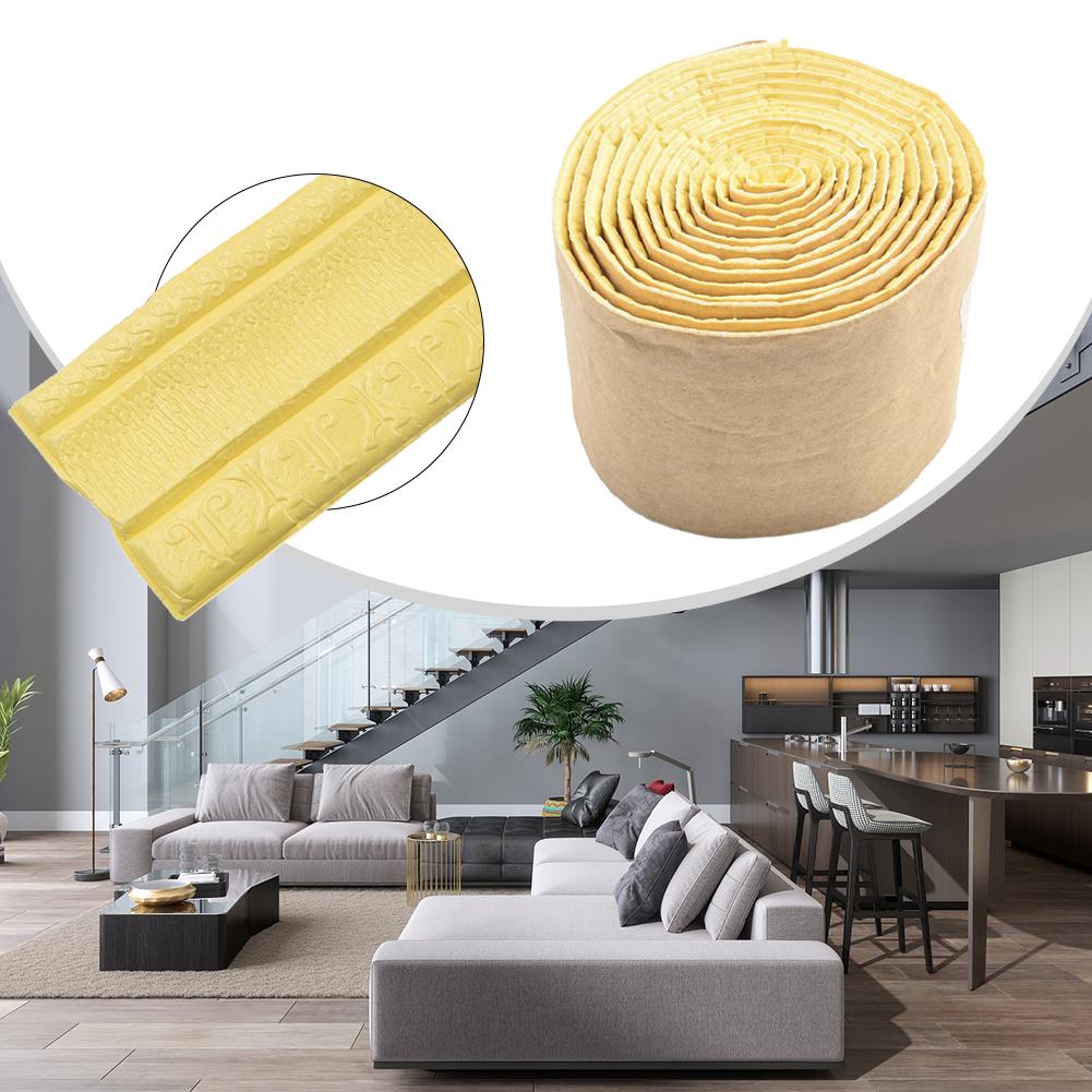 Flame Resistant Foam Molding Trim for Wall Edge Decoration Skirting Line Border and Background Frame Enhancement Tasks