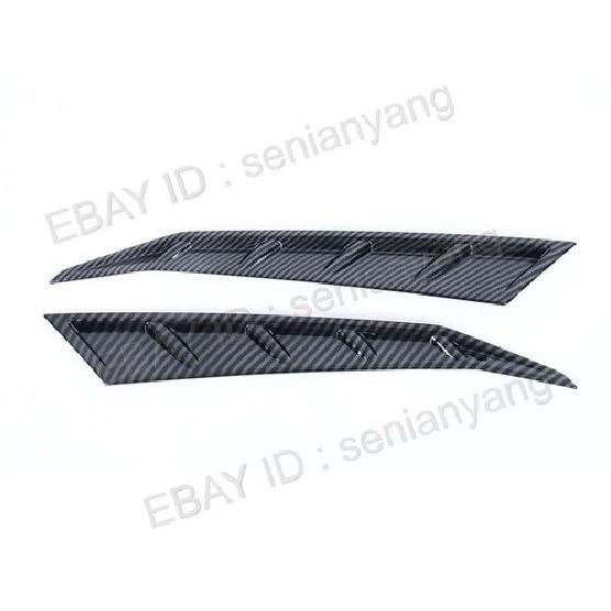 Carbon Fiber Look Rear Bumper Cover Trim For 2024-2025 Hyundai Sonata Fog Light