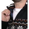 Duke Mens D555 Edinson Fair Isle Quarter Zip Kingsize Sweatshirt