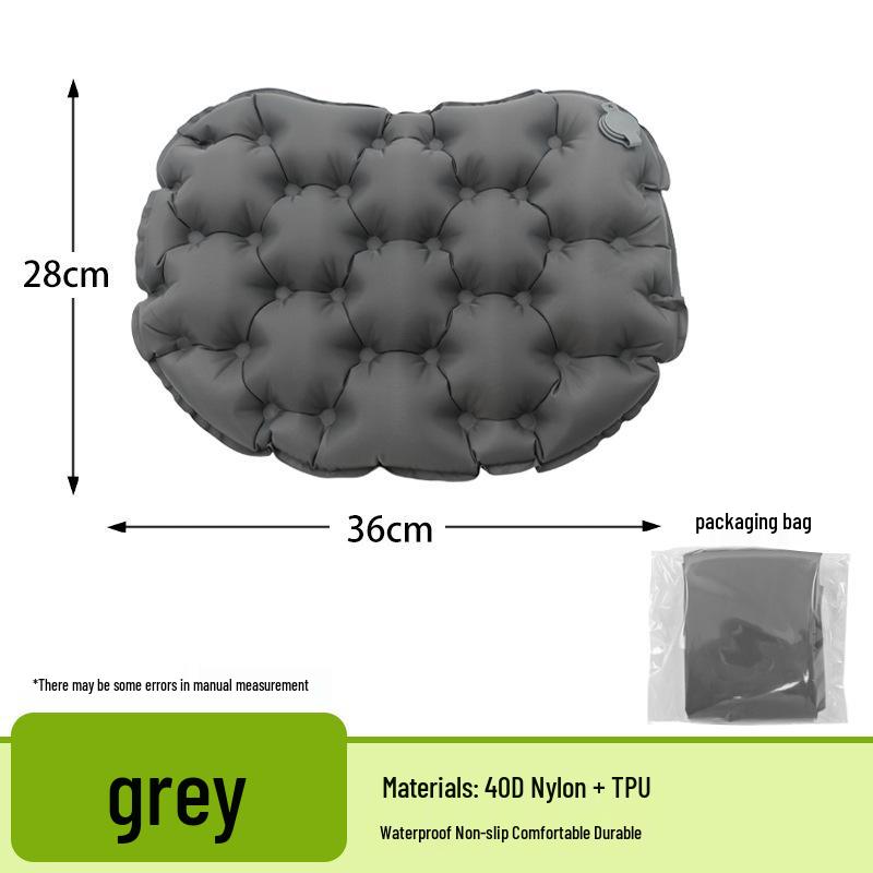 Portable Lightweight Inflatable Outdoor Camping Seat Cushion - Moisture-Proof for Hiking, Concerts, and Outings