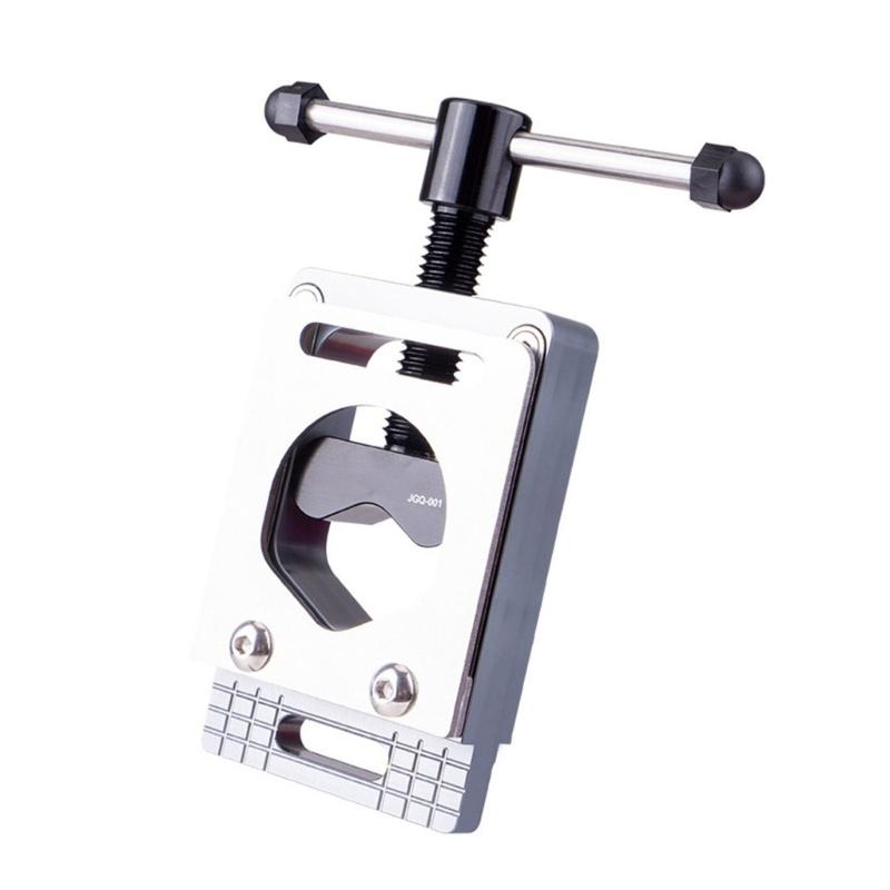 Road Bike Front Fork Sawing Guide Bicycles Handlebar Cutting Sawing Guide Adjustable Cut Sawing Guide for Mountain Road Bikes