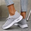 Spring Mesh Breathable Casual Shoes Women Slip On Lightweight Green Sneakers Ladies Lace Up Fashion Comfortable Walking Shoes
