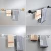 Not Drill Installation Extendable Towel Brackets Steel Bathroom Towel Rack Strong Grip Suction Cups Strong for Home Use