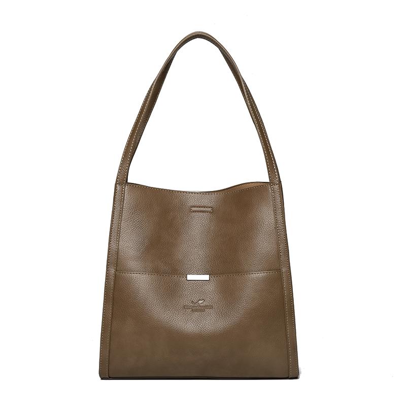 Women's Large Capacity Handbag PU Shoulder Bag