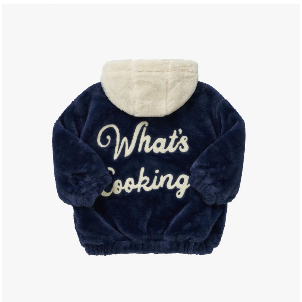 Mini Rodini 2371010467 Slogan Fuskpälsjacka Fuskpälsjacka för Barn