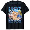 I Love Wet Cat Funny Kitty Meme Cat Lover Tshirt Y2k Kitten Aesthetic Clothes For Women Humor Oiia Oiia Cat Bathing Graphic Tee