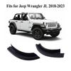 Car Roof Water Rain Gutter Diverters ABS Hardtop Rain Water Deflector Extension For Jeep Wrangler JK 2007-2017 JL 2018-2013 DIY
