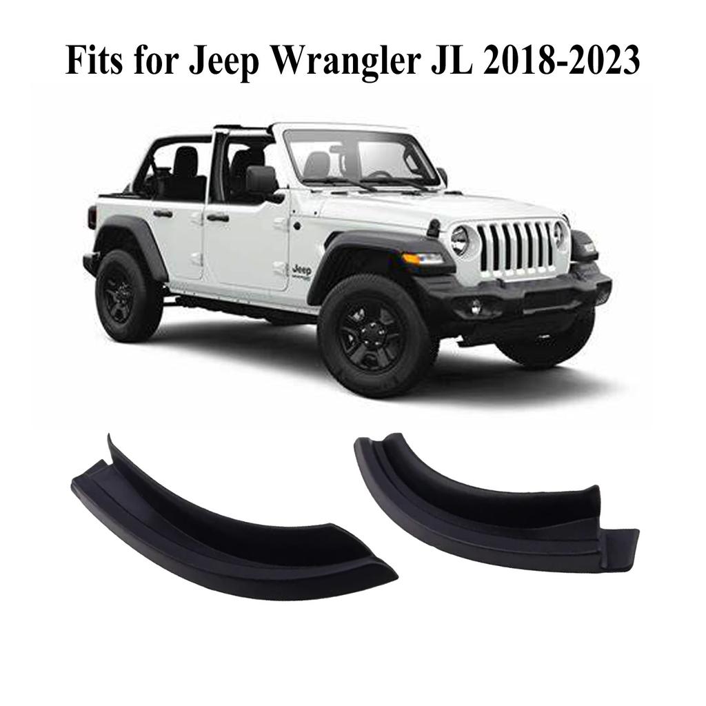 Car Roof Water Rain Gutter Diverters ABS Hardtop Rain Water Deflector Extension For Jeep Wrangler JK 2007-2017 JL 2018-2013 DIY