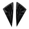 Car Side Window Louver For Hyundai Verna Accent Solaris Sedan  2018-2022 Car Rear Window Shutter Cover Spoiler   Glossy Black