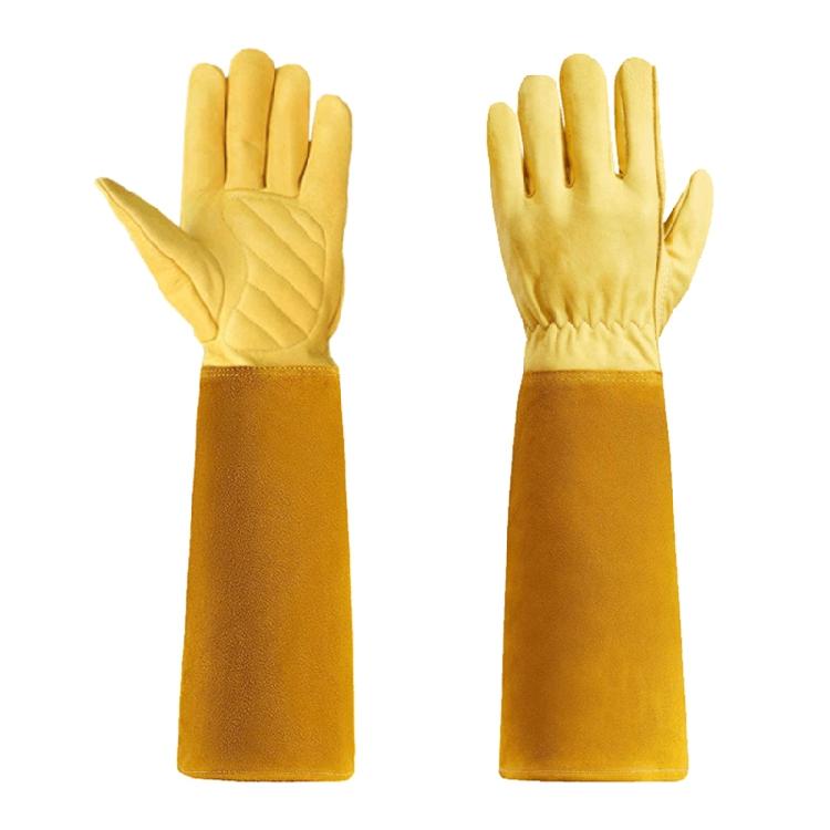 

Rose Pruning Thorn Proof Garden Gloves with Long Gauntlet Anti Cutting Soft L