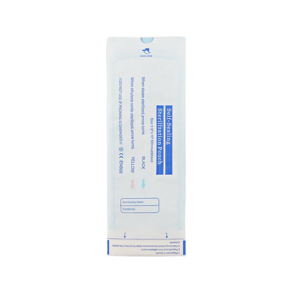 Self-Sealing Disposable Manicure Set Storage Bag: Includes Cuticle Nipper, Tweezers, Dust Brush