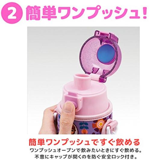 Skater Direct Drinking Stainless Steel Water with Bottle Toy Story 17 KSDC4 Bottle, 470ml, Cover, Disney,