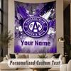 Custom Text Tapestry Austria Wien FC Print Wall Tapestry Indoor Living Room Wall Decor