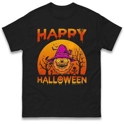 T-shirt Spooky Happy Halloween Personnage d'horreur Soirée de nuit