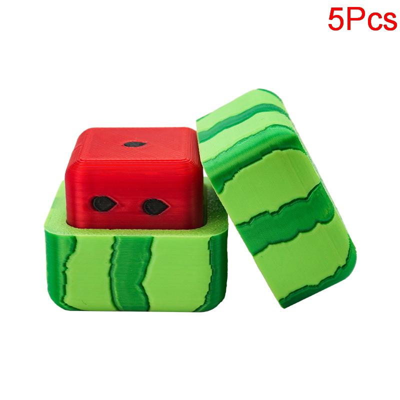 1/3/5Pcs Creative Design Summer Breeze Watermelon Dice Bar Game Dice Party Dice Watermelon Dice