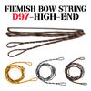 Deerseeker Flemish D97 Tětiva Ručně Pletená Tětiva 16 Pramenů 54-70 palců Fast Flight pro Tradiční Dlouhý Luk Recurve
