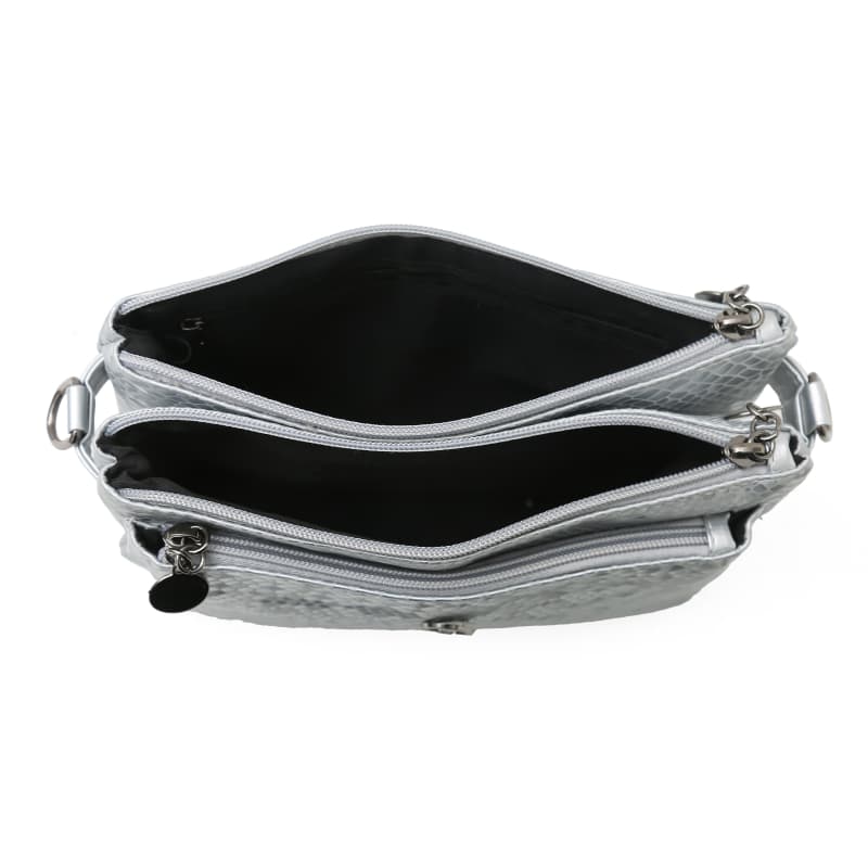 Strukturierte Pendler-Umhängetasche Messenger-Tasche Clutch