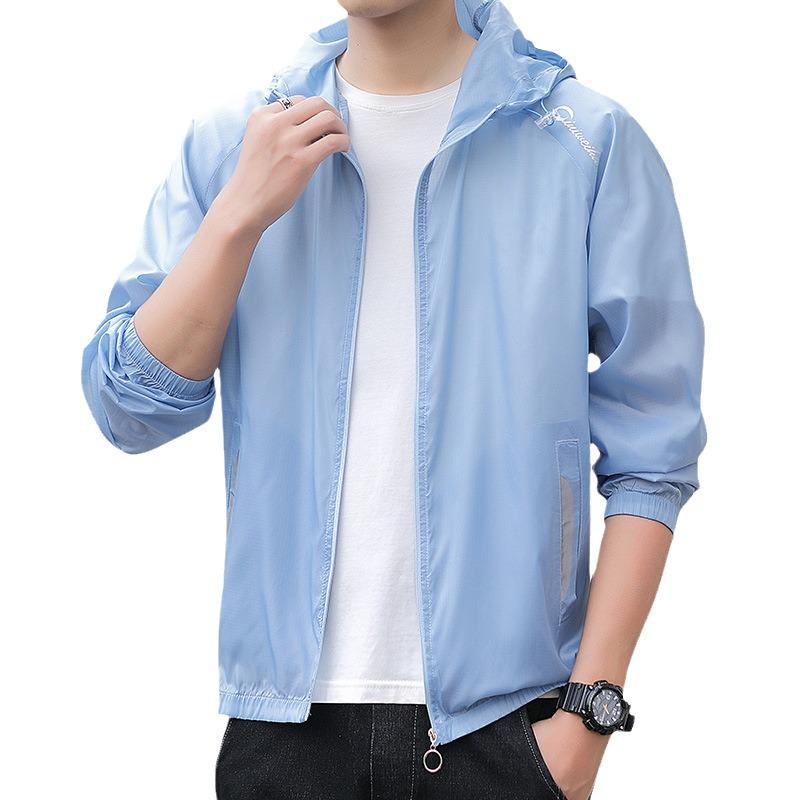 Men's Quick-Dry Sunscreen Jacket - Lightweight, Thin Summer Skin Protection Shirt