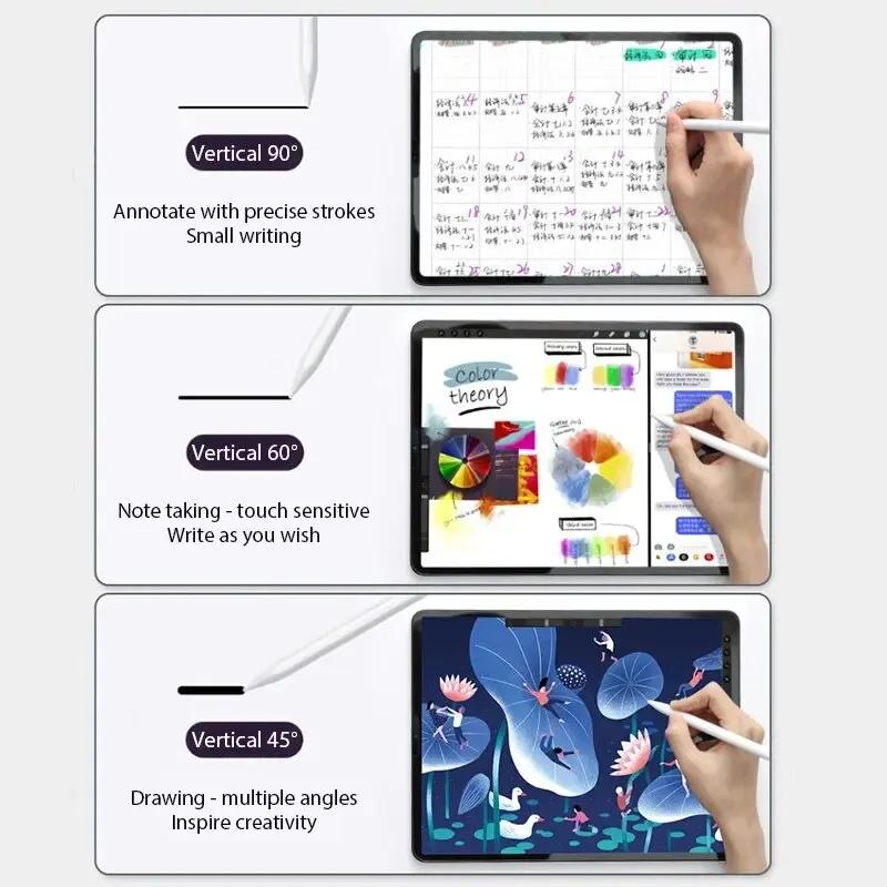 Android Tablet Kalemi İçin Evrensel Stylus Kalem Cep Telefonu Apple Pencil 2 İçin Genel iPad Kalemi Dokunmatik Ekranlı Pad Aksesuarları