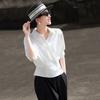 Camicia Elegante da Lavoro a Manica a Tre Quarti da Donna