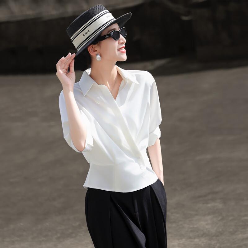 Women s Elegant Commuter Three-Quarter Sleeve Shirt S