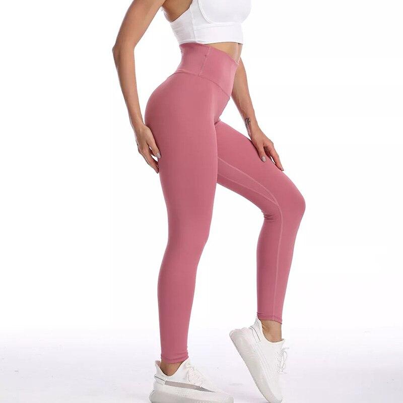 Colanti WNY High Waist Shapewear Push Up Leggings, Pink, WCLNT1688