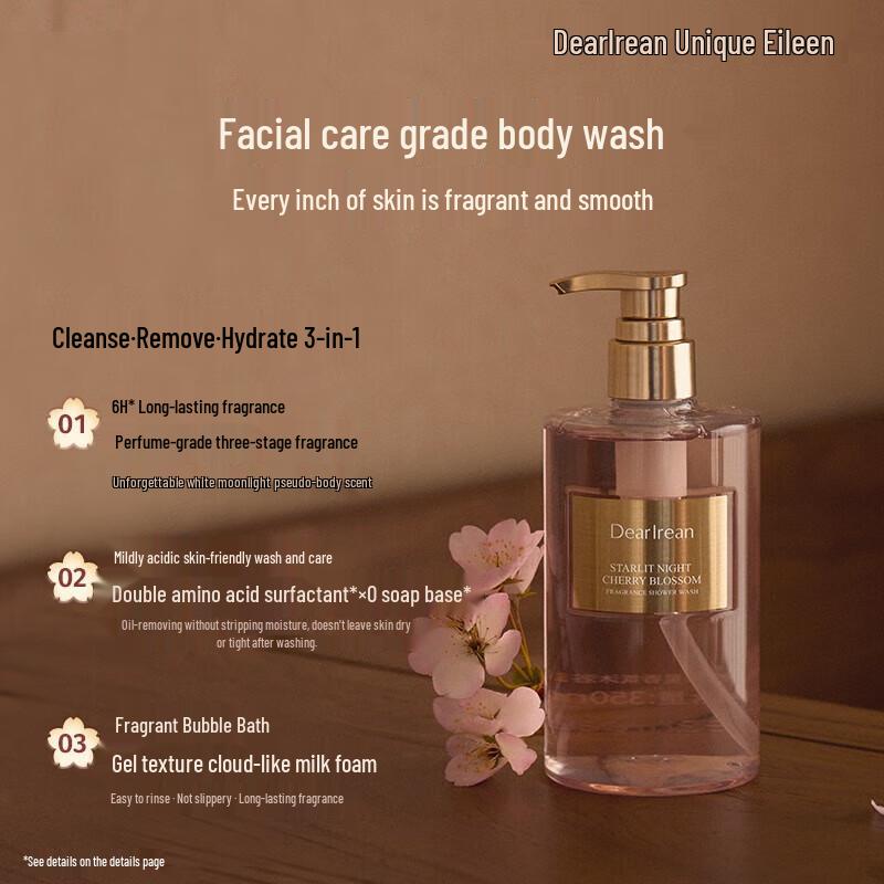 Dear Irean Night Cherry Blossom Romantic Fragrance Wash & Care Gift Set