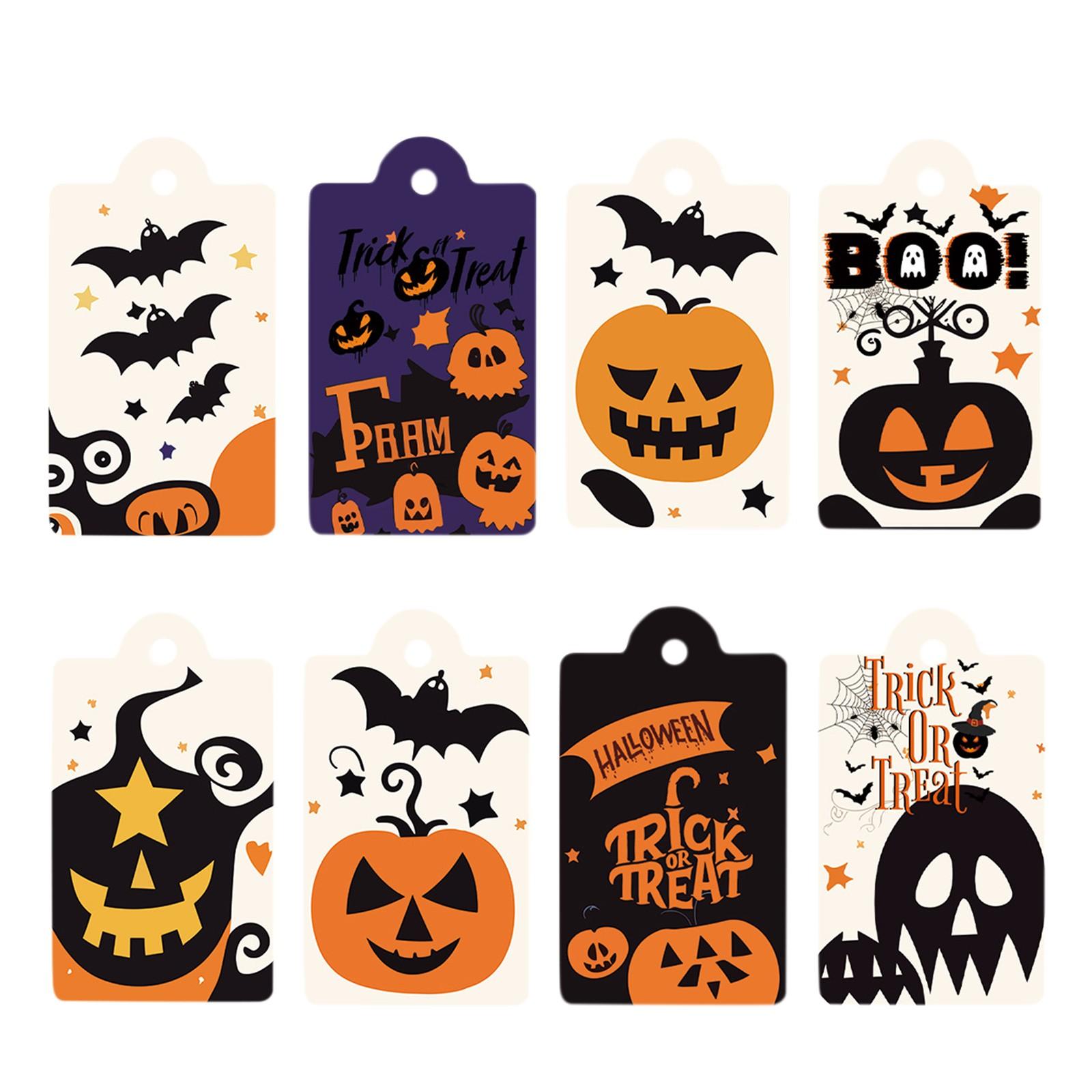 

Halloween Tag Halloween Festival Horror Theme Decoration Gift Bookmark Hanging Tag One Size