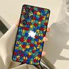 Autism Support Puzzle For Samsung Galaxy S23 S21 S22 Ultra Note 20 S8 S9 S10 Plus Note 10 Plus S20 FE Phone Cover