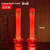 LED Electric Candle Light - Battery & Plug-in, Ideal for Home, Buddha Offering, or God of Wealth Lighting.