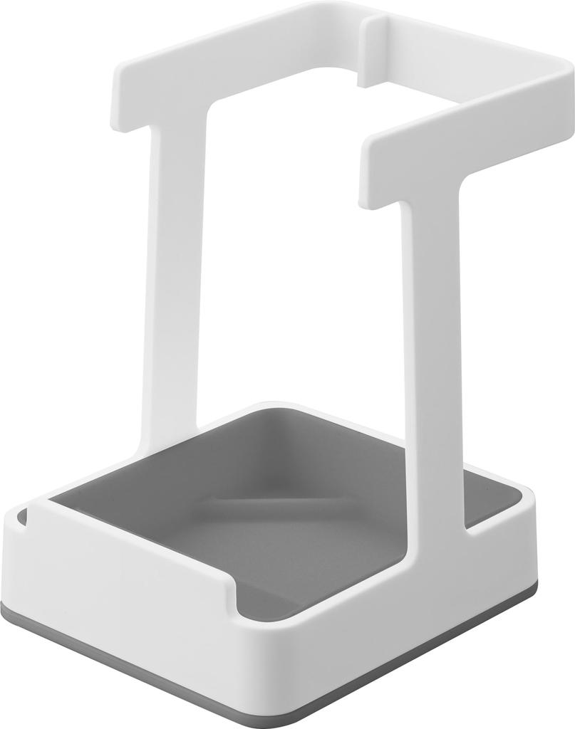 Yamazaki and Pot Lid x x Dishwasher Ladle Ladle 1765 Ladle, Chopsticks, Stand, White, Approx. W10.7 D13.5 H15cm, Plate, Safe, Rest, Stand,