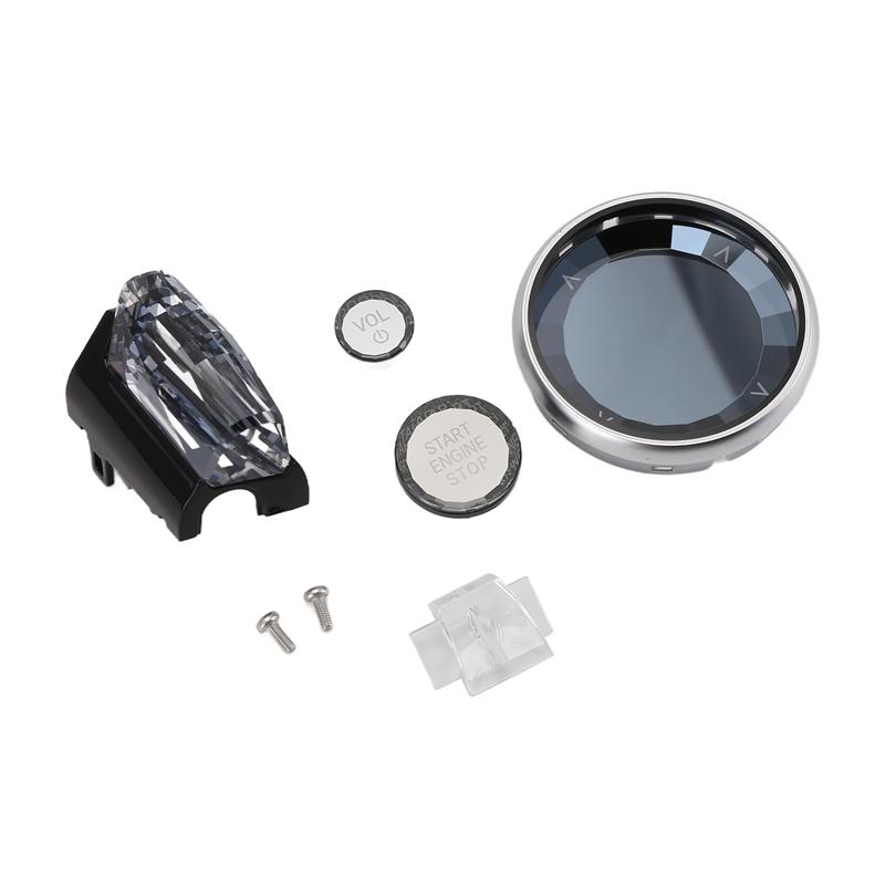 Rhd 4Pcs/Set Crystal Gear Shift Paddles Knob For Bmw G20 G21 X5 G05 X6 G06 X7 G07 X3 I3 I4