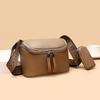 Leather Women'S Bag First Layer Cowhide Women'S Shoulder Messenger Bag Mini Small Lunch Box Bag Simple Breast Bag Tide