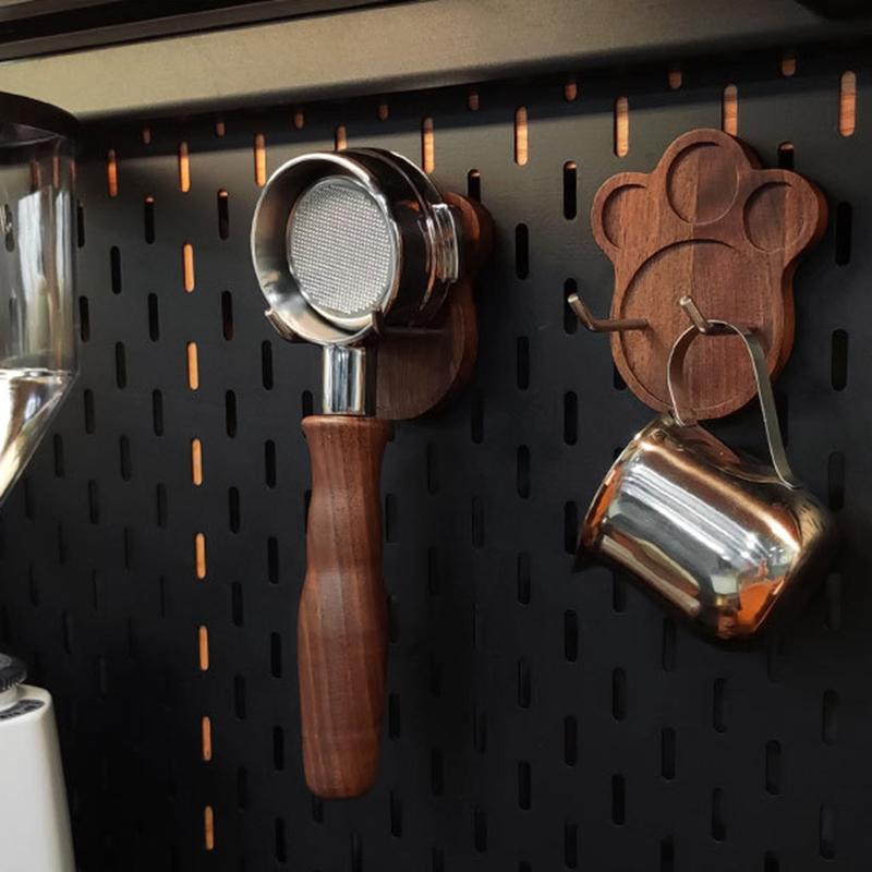 Coffee Handle Hanger Cat Claw Hooks Wall Mounted Self Adhesive Key Holder Key Hanger for Wall Kitchen Bar Hallway Decor