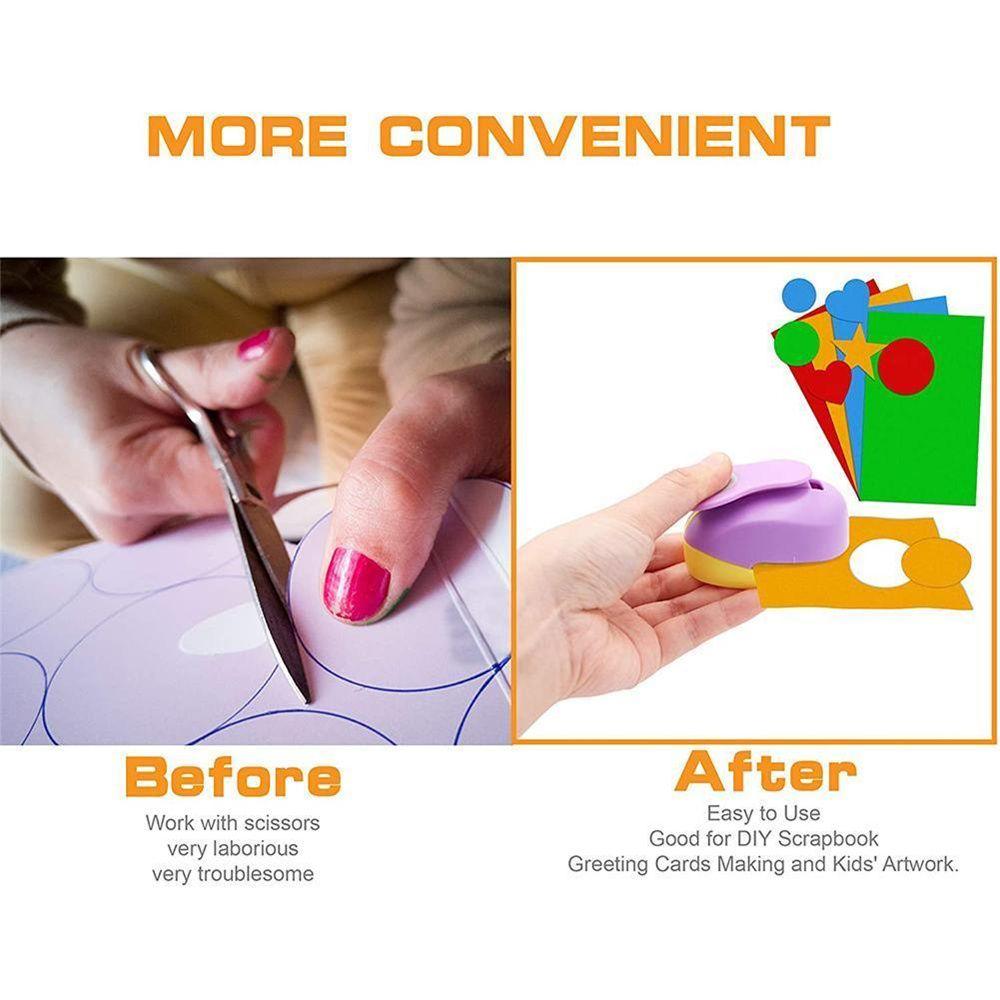 Sharper Kid Toy Embossing Punches Scrapbooking Punches Hole Puncher Circle Punch Punches Maker