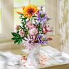 Moc Building Blocks Flower Model Assembly Kit: Diy Educational Building Bouquet Ornament For Girls - Valentine'S Day Gift