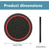 4 Pcs 2.75 Inch Car Coasters, Non-Slip Waterproof PVC for Cars Trucks RVs