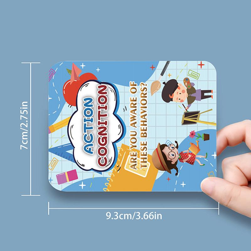 50Pcs What Am I Doing Flash Cards Conversation Flashcards Action Behaviors Lanuage For Learning To Talk Family Cards