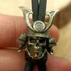 Outdoors Tool Brass Skeleton Helmet Warrior Knife Beads Lanyard Pendant Backpack Bracelet Necklace Keychain DIY Accessories