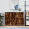 VidaXL Wall Cabinets 2 Pcs Smoked Oak 69.5x34x90 Cm 3195640