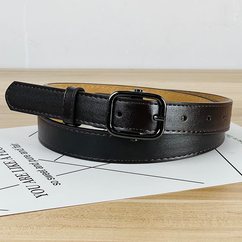 Fashionable Simple Womens Belt Metal Pin Buckle Outdoor Casual Band Waist