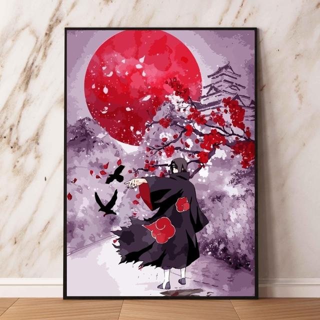 Leinwandkunstwerke Gemälde Naruto Neha Obito Weihnachtsgeschenk Wanddekoration Comics