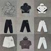 Mertra Stylisches Unisex Stickerei Hoodie & Jogginghosen Set