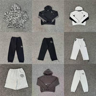 Mertra Stylisches Unisex Stickerei Hoodie & Jogginghosen Set
